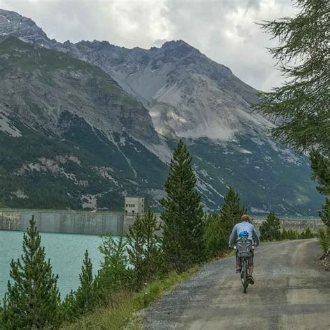 strada prada cancano|Cycling to Lago di Cancano, near Bormio, Italian Alps .